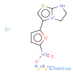 CAS No:5118-17-2 Imidazo[2,1-b]thiazole,5,6-dihydro-3-(5-nitro-2-furanyl)-, hydrochloride (1:1)