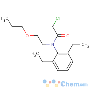 CAS No:51218-49-6 2-chloro-N-(2,6-diethylphenyl)-N-(2-propoxyethyl)acetamide