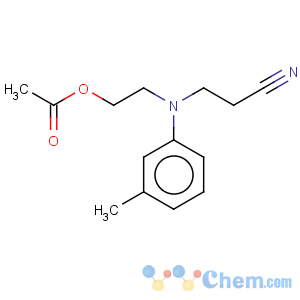 CAS No:51228-92-3 Propanenitrile,3-[[2-(acetyloxy)ethyl](3-methylphenyl)amino]-