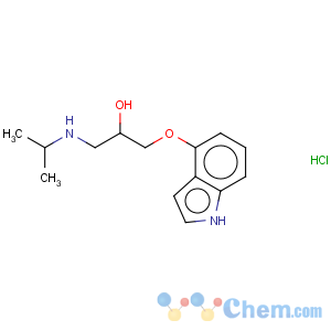 CAS No:51246-70-9 1-(1H-indol-4-yloxy)-3-(isopropylamino)propan-2-ol hydrochloride
