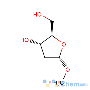 CAS No:51255-17-5 Methyl-2-deoxy-alpha-D-ribofuranoside