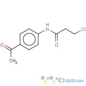 CAS No:51256-02-1 n-(4-acetylphenyl)-3-chloropropanamide