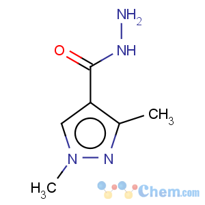 CAS No:512810-25-2 1h-pyrazole-4-carboxylicacid,1,3-dimethyl-,hydrazide(9ci)