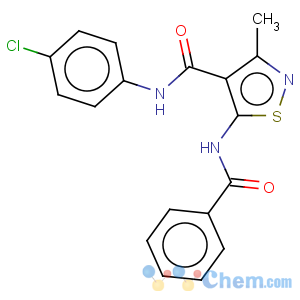 CAS No:51287-57-1 4-Isothiazolecarboxamide,5-(benzoylamino)-N-(4-chlorophenyl)-3-methyl-