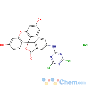 CAS No:51306-35-5 Spiro[isobenzofuran-1(3H),9'-[9H]xanthen]-3-one,5-[(4,6-dichloro-1,3,5-triazin-2-yl)amino]-3',6'-dihydroxy-