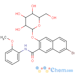 CAS No:51349-63-4 2-Naphthalenecarboxamide,7-bromo-3-(b-D-galactopyranosyloxy)-N-(2-methoxyphenyl)-