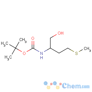 CAS No:51372-93-1 tert-butyl N-[(2S)-1-hydroxy-4-methylsulfanylbutan-2-yl]carbamate