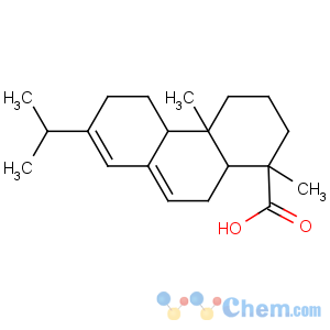 CAS No:514-10-3 (1R,4aR,4bR,10aR)-1,4a-dimethyl-7-propan-2-yl-2,3,4,4b,5,6,10,<br />10a-octahydrophenanthrene-1-carboxylic acid