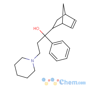 CAS No:514-65-8 1-(5-bicyclo[2.2.1]hept-2-enyl)-1-phenyl-3-piperidin-1-ylpropan-1-ol