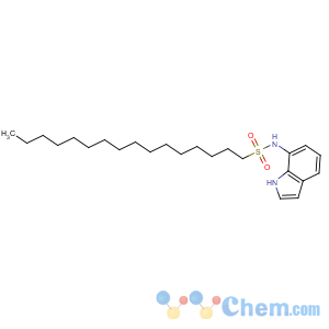 CAS No:51501-27-0 N-(1H-indol-7-yl)hexadecane-1-sulfonamide