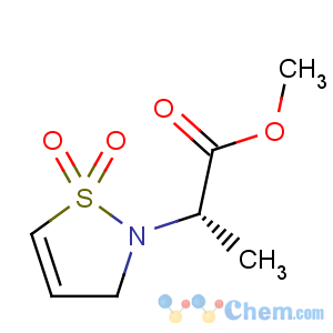 CAS No:515130-03-7 2(3H)-Isothiazoleaceticacid, a-methyl-, methyl ester,1,1-dioxide, (aS)-