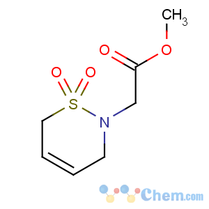 CAS No:515130-17-3 2H-1,2-Thiazine-2-aceticacid, 3,6-dihydro-, methyl ester, 1,1-dioxide