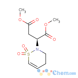 CAS No:515130-21-9 Butanedioic acid,2-(3,4-dihydro-1,1-dioxido-2H-1,2-thiazin-2-yl)-, 1,4-dimethyl ester, (2S)-
