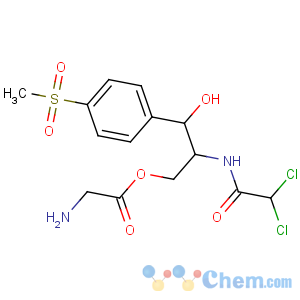 CAS No:51514-22-8 [(2R,3R)-2-[(2,2-dichloroacetyl)amino]-3-hydroxy-3-(4-methylsulfonylphenyl)propyl] 2-aminoacetate