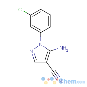 CAS No:51516-68-8 5-amino-1-(3-chlorophenyl)pyrazole-4-carbonitrile