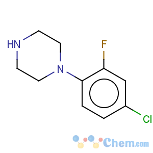 CAS No:515160-75-5 1-(4-Chloro-2-fluorophenyl)piperazine