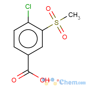 CAS No:51522-07-7 4-chloro-3-(methylsulfonyl)benzoic acid