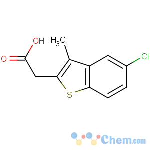 CAS No:51527-19-6 2-(5-chloro-3-methyl-1-benzothiophen-2-yl)acetic acid