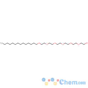 CAS No:5157-04-0 2-[2-[2-[2-[2-(2-tetradecoxyethoxy)ethoxy]ethoxy]ethoxy]ethoxy]ethanol