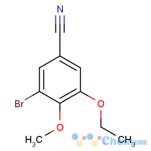 CAS No:515831-52-4 3-bromo-5-ethoxy-4-methoxybenzonitrile