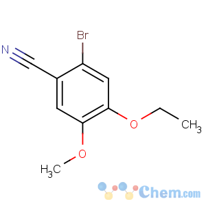 CAS No:515846-45-4 2-bromo-4-ethoxy-5-methoxybenzonitrile