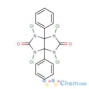 CAS No:51592-06-4 1,3,4,6-tetrachloro-3a,6a-diphenylimidazo[4,5-d]imidazole-2,5-dione