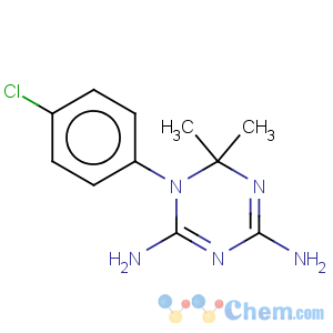 CAS No:516-21-2 1,3,5-Triazine-2,4-diamine,1-(4-chlorophenyl)-1,6-dihydro-6,6-dimethyl-