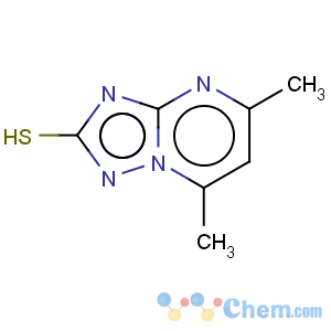 CAS No:51646-17-4 5,7-dimethyl[1,2,4]triazolo[1,5-a]pyrimidin-2-ylhydrosulfide