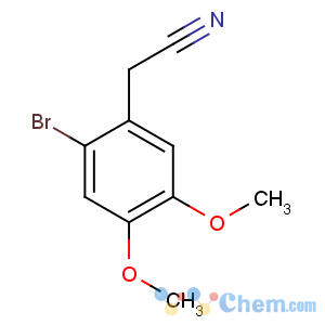 CAS No:51655-39-1 2-(2-bromo-4,5-dimethoxyphenyl)acetonitrile