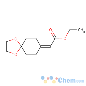 CAS No:51656-91-8 Aceticacid, 2-(1,4-dioxaspiro[4.5]dec-8-ylidene)-, ethyl ester