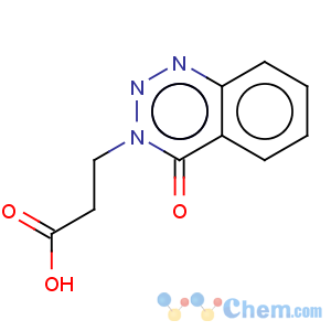 CAS No:51672-79-8 3-(4-Oxo-1,2,3-benzotriazin-3(4H)-yl)propanoic acid3-(4-Oxo-1,2,3-benzotriazin-3(4H)-yl)propanoic acid3-(4-Oxo-1,2,3-benzotriazin-3(4H)-yl)propanoic acid3-(4-Oxo-1,2,3-benzotriazin-3(4H)-yl)propanoic acid3-(4-Oxo-1,2,3-benzotriazin-3(4H)-yl)propanoic acid3-(4-Oxo-1,2,3-benzotriazin-3(4H)-yl)propanoic acid3-(4-Oxo-1,2,3-benzotriazin-3(4H)-yl)propanoic acid3-(4-Oxo-1,2,3-benzotriazin-3(4H)-yl)propanoic acid