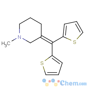 CAS No:5169-78-8 3-(dithiophen-2-ylmethylidene)-1-methylpiperidine