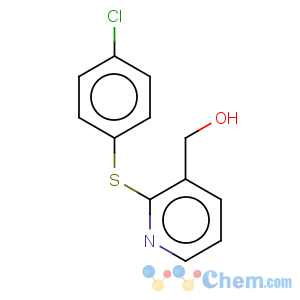 CAS No:51723-83-2 3-Pyridinemethanol,2-[(4-chlorophenyl)thio]-