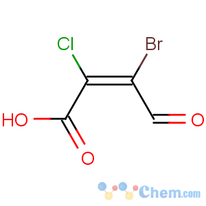 CAS No:51742-42-8 (2Z)-3-bromo-2-chloro-4-oxobut-2-enoic acid