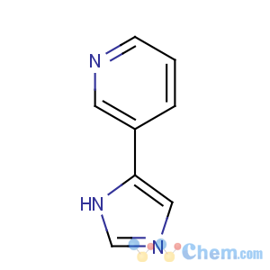 CAS No:51746-85-1 3-(1H-imidazol-5-yl)pyridine