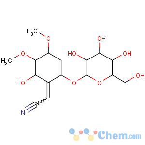 CAS No:51771-52-9 (2Z)-2-[(2S,3R,4S,6R)-2-hydroxy-3,4-dimethoxy-6-[(2R,3R,4S,5S,6R)-3,4,<br />5-trihydroxy-6-(hydroxymethyl)oxan-2-yl]oxycyclohexylidene]acetonitrile
