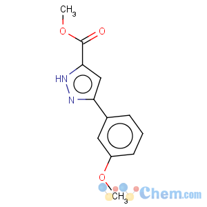CAS No:517870-26-7 5-(3-methoxy-phenyl)-2h-pyrazole-3-carboxylic acid methyl ester