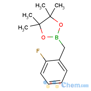 CAS No:517920-60-4 2-[(2-fluorophenyl)methyl]-4,4,5,5-tetramethyl-1,3,2-dioxaborolane