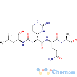 CAS No:51798-45-9 L-Glutamamide,(2S)-2-[(4S)-2-amino-3,4,5,6-tetrahydro-4-pyrimidinyl]-N-[[[(1S)-1-carboxy-3-methylbutyl]amino]carbonyl]glycyl-N1-[(1S)-1-methyl-2-oxoethyl]-