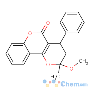 CAS No:518-20-7 2-methoxy-2-methyl-4-phenyl-3,4-dihydropyrano[3,2-c]chromen-5-one