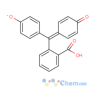 CAS No:518-51-4 4-[(2-carboxyphenyl)-(4-oxocyclohexa-2,5-dien-1-ylidene)methyl]phenolate