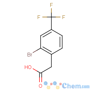 CAS No:518070-15-0 2-[2-bromo-4-(trifluoromethyl)phenyl]acetic acid