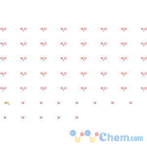 CAS No:51819-40-0 Tetrahydrogen (orthosilicato(4-))hexatriacontaoxododecatungstate(4-)