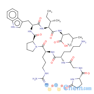 CAS No:51827-01-1 L-Leucine,5-oxo-L-prolylglycyl-L-lysyl-L-arginyl-L-prolyl-L-tryptophyl-L-isoleucyl-
