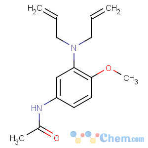 CAS No:51868-45-2 N-[3-[bis(prop-2-enyl)amino]-4-methoxyphenyl]acetamide