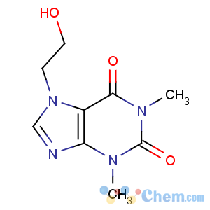 CAS No:519-37-9 7-(2-hydroxyethyl)-1,3-dimethylpurine-2,6-dione