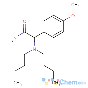CAS No:519-88-0 2-(dibutylamino)-2-(4-methoxyphenyl)acetamide