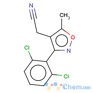 CAS No:519056-44-1 2-[3-(2,6-Dichlorophenyl)-5-methylisoxazol-4-yl]acetonitrile