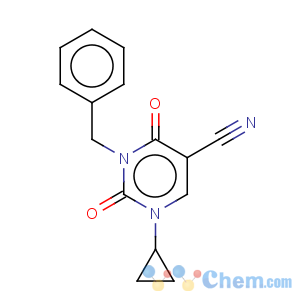 CAS No:519056-48-5 3-Benzyl-1-cyclopropyl-2,4-dioxo-1,2,3,4-tetrahydropyrimidine-5-carbonitrile