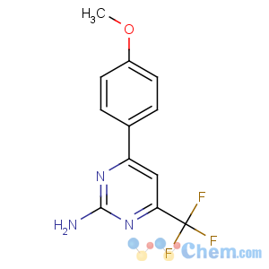 CAS No:519056-51-0 4-(4-methoxyphenyl)-6-(trifluoromethyl)pyrimidin-2-amine